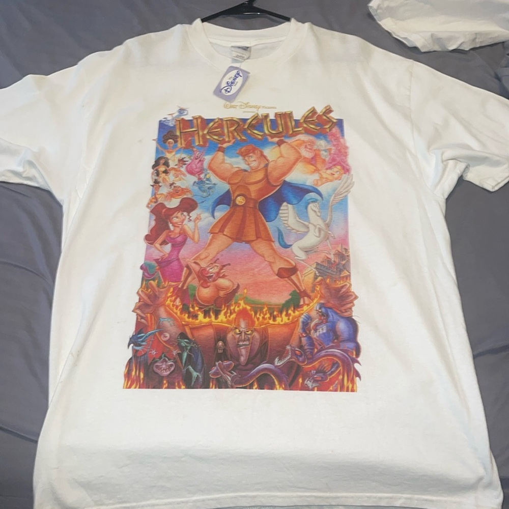 DEADSTOCK WITH TAGS DISNEY HERCULES FULL PRINT SUPER RARE 1997 MADE IN USA